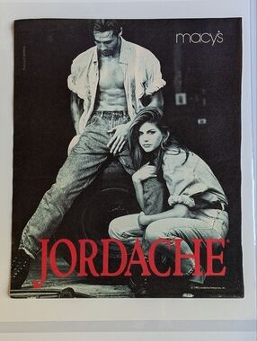 1994 Jordache Vintage Ad Poster, Rolling Stone Magazine, Polo Sport, 90s Retro
